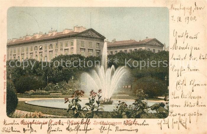 Metz  57 Moselle Esplanade Springbrunnen