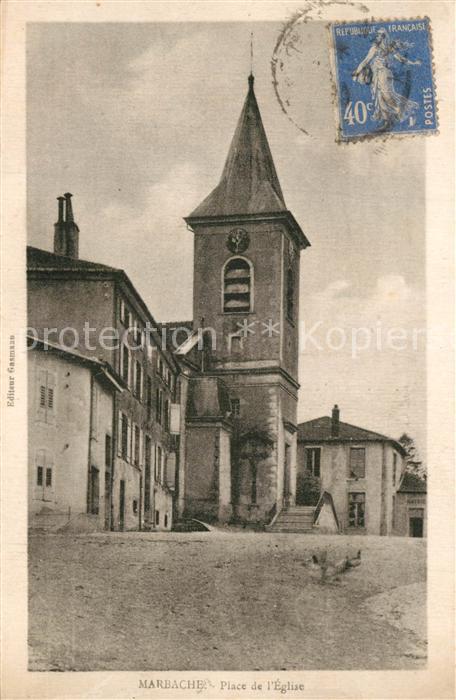Marbache Place de l Eglise