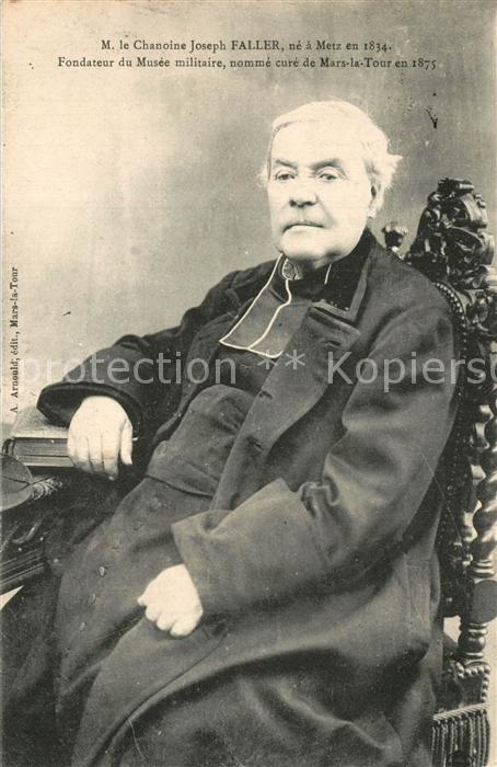 Metz  57 Moselle Chanoine Joseph Faller