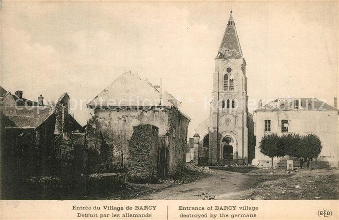Barcy Village Kriegszerstörung