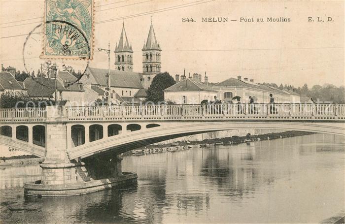 Melun Seine et Marne Pont au Moulins