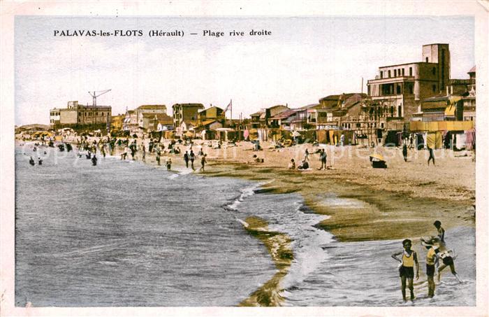 Palavas-les-Flots Herault Plage rive droite