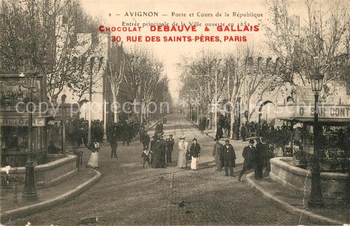 Avignon Vaucluse Porte Cours de la Republique