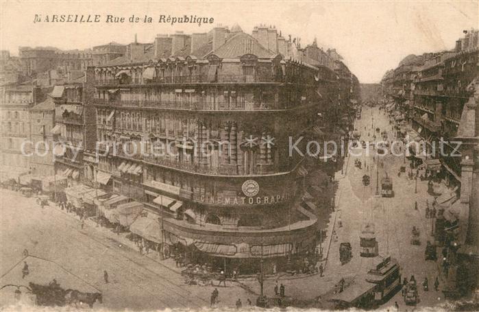 Marseille Bouches-du-Rhone Rue de la Republique