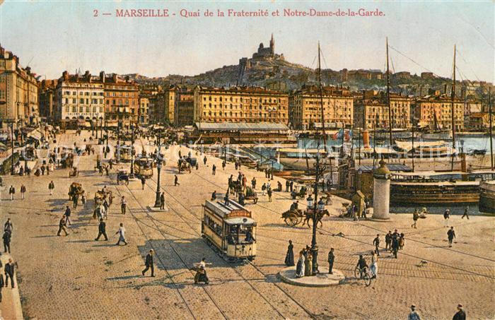 Marseille Bouches-du-Rhone Quai de la Fraternite Notre Dame de la