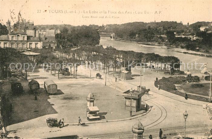 Tours Indre-et-Loire La Loire la Place des Arts