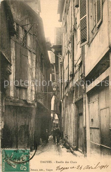Troyes Aube ruelle des Chats