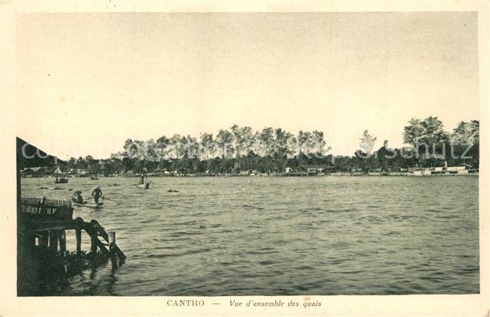 Cantho Can Tho Ensemble des quais