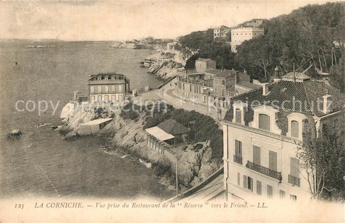 La Corniche Marseille Restaurant de la Reserve