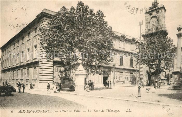 Aix-en-Provence Hotel de Ville Tour de l Horloge