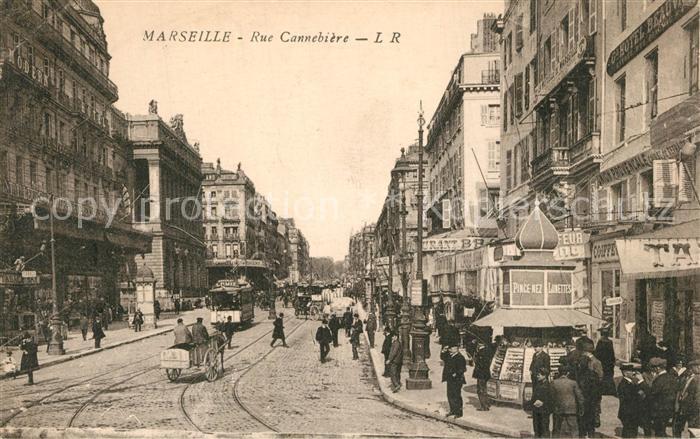 Marseille Bouches-du-Rhone Rue Cannebiere