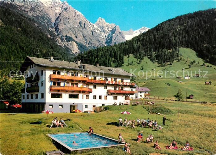 Neustift Stubaital Tirol Gasthof Pension Alpenhof