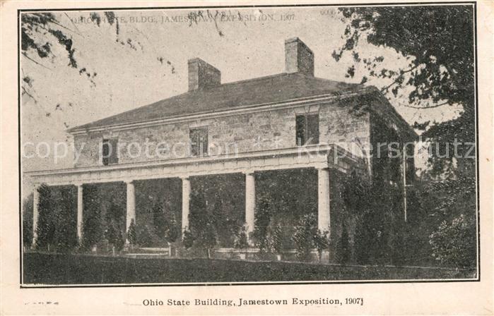 Jamestown Ohio Exposition 1907 Ohio State Building