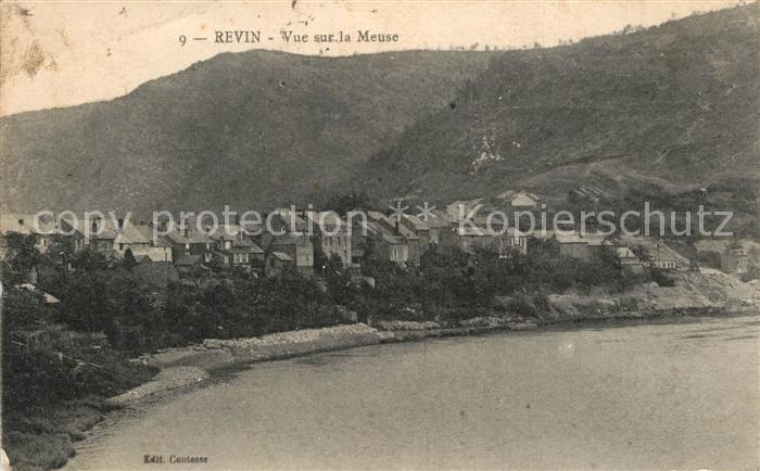 Revin Vue sur la Meuse
