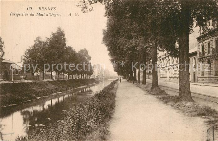 Rennes Ille-et-Vilaine Perspective du Mail d Onges