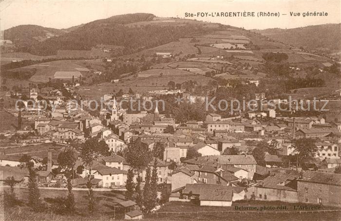 Sainte-Foy-l Argentiere Vue generale