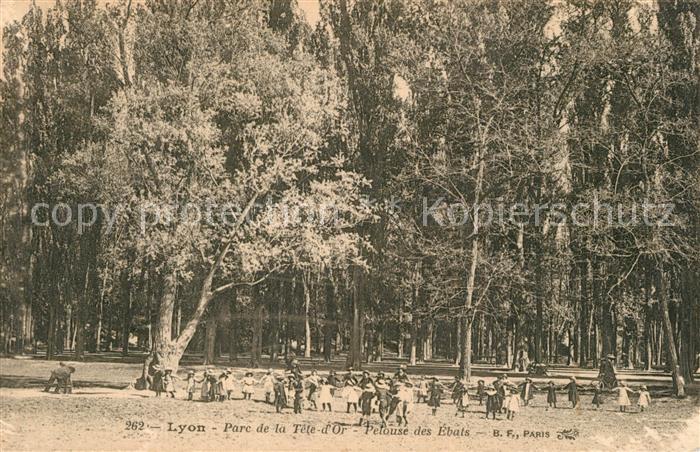 Lyon France Parc de la Tete d’Or Pelouse des Ebats