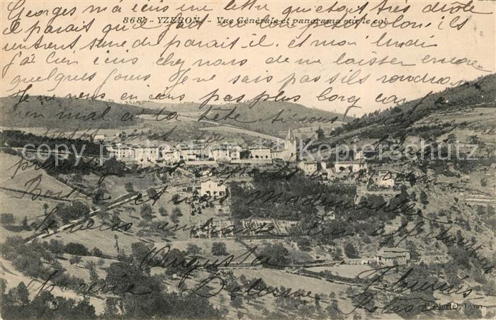 Yzeron Vue generale panoramique