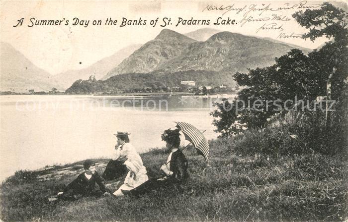 Llanberis Banks of St Pardans Lake