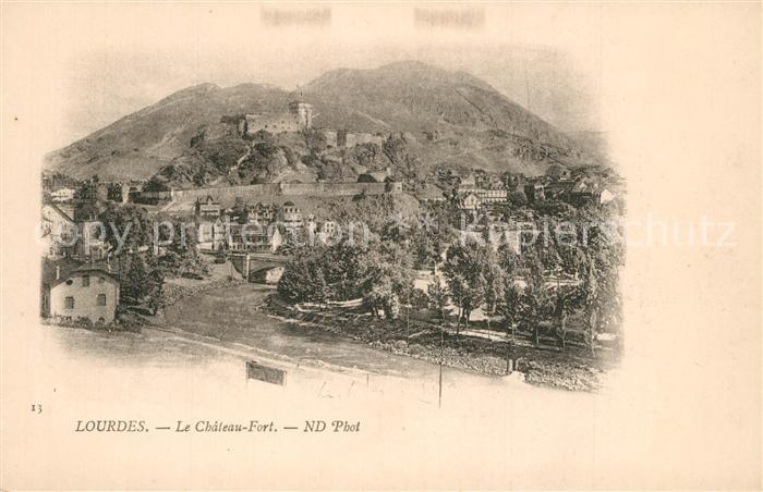 Lourdes Hautes Pyrenees Le Chateau Fort