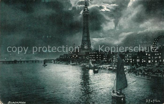 Blackpool bei Nacht