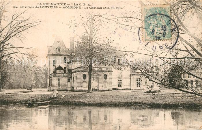Acquigny Le Chateau cote du Parc