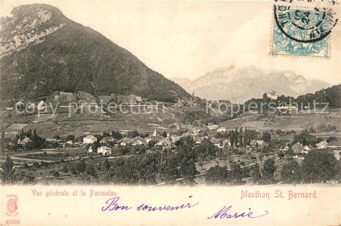 Menthon-Saint-Bernard Vue generale et le Parmelan