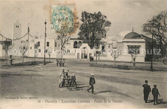 Marseille Bouches-du-Rhone Exposition Coloniale Palais de la Tunisie