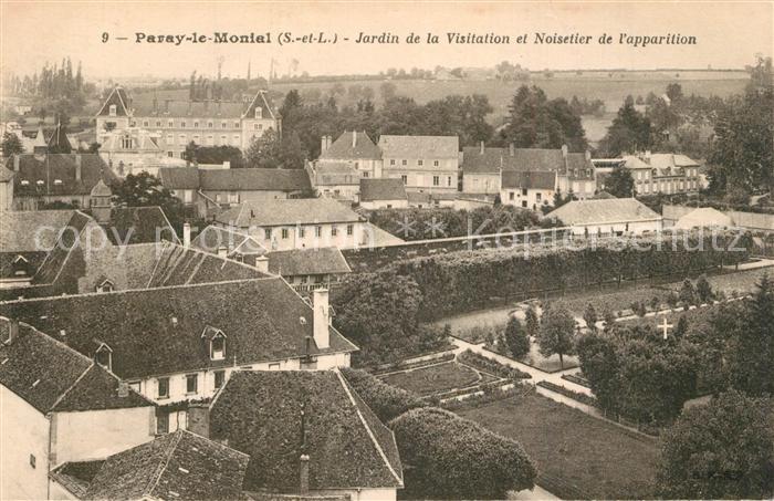 Paray-le-Monial Jardin de la Visitation et Noisetier de l'apparition