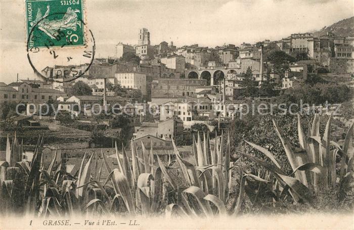 Grasse Alpes Maritimes Vue a l'Est