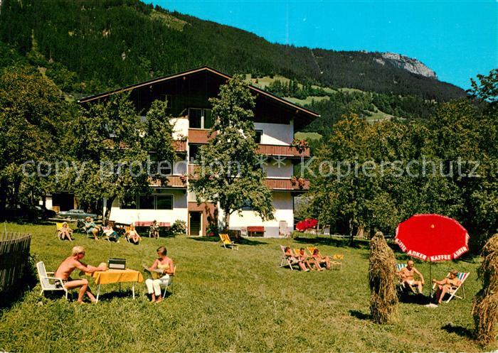 Finkenberg Tirol Rieserhof Liegewiese