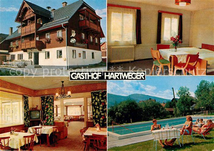 Weissenbach Liezen Gasthof Hartweger Gastraeume Pool