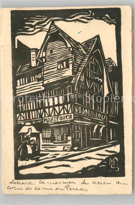 Lisieux Motiv Holzschnitt