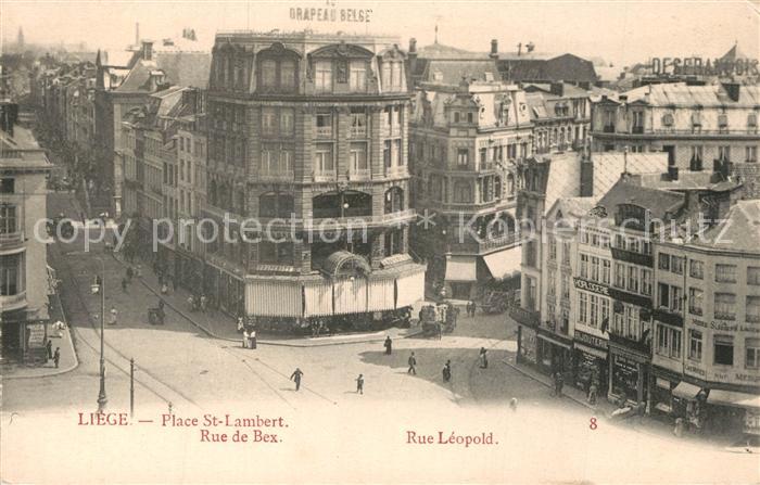 Liege Luettich Place St Lambert Rue de Bex Rue Leopold
