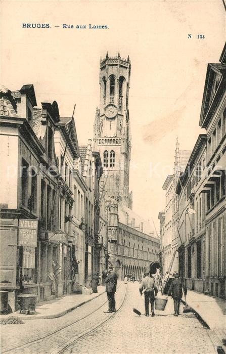 Bruges BRUGGE Belgie Rue aux Laines