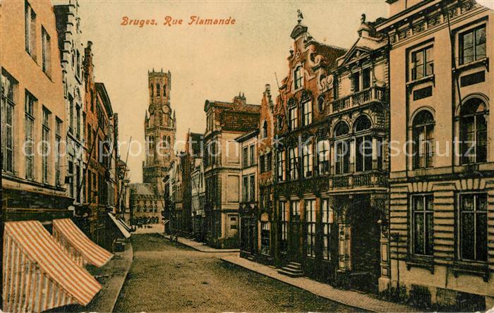 Bruges BRUGGE Belgie Rue Flamande