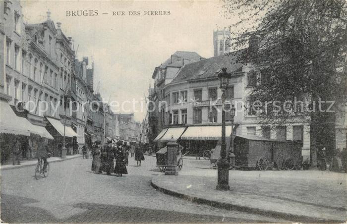 Bruges BRUGGE Belgie Rue des Pierres