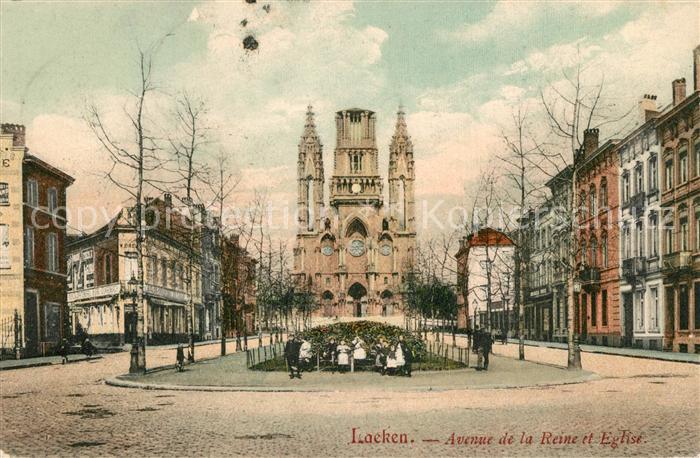 Laeken Avenue de la Reine et Eglise