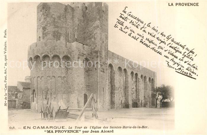 Camargue La Tour de l’Eglise des Saintes Marie de la Mer
