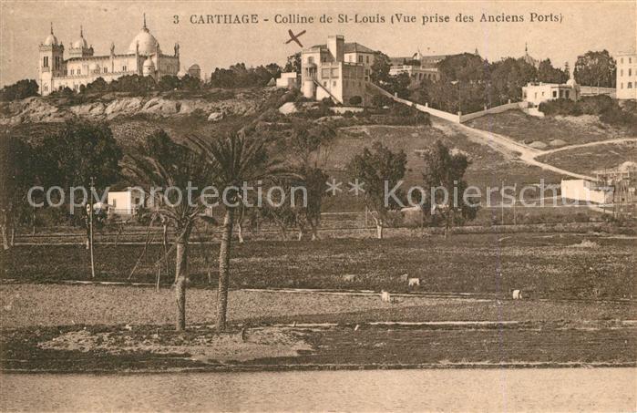 Carthage Karthago Colline de St Louis Vue prise des Ancie
