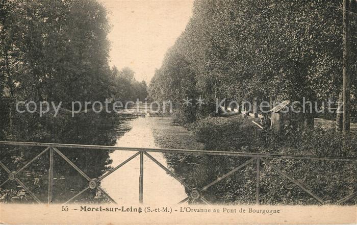 Moret-sur-Loing Orvanne au Pont de Bourgogne