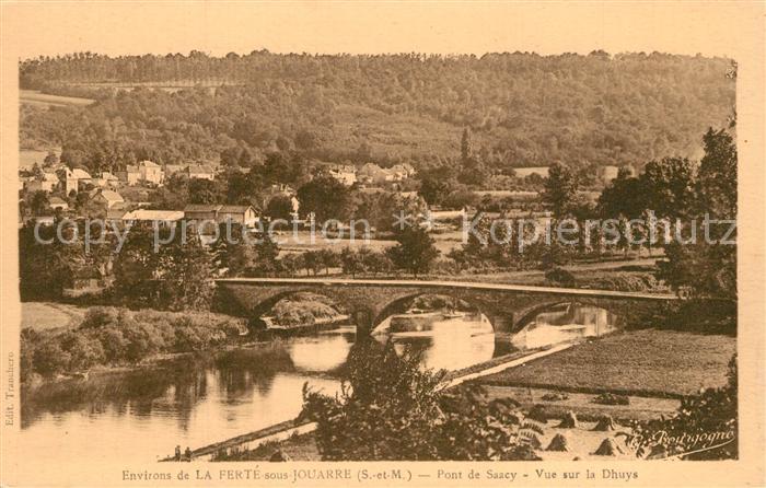 La Ferte-sous-Jouarre Pont de Saacy Vue sur la Dhuys