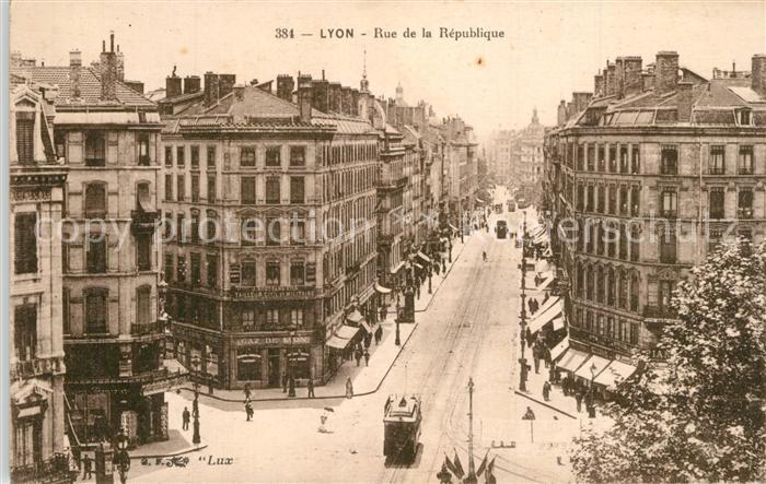 Lyon France Rue de la Republique