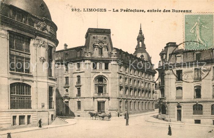 Limoges Haute Vienne La Prefecture entree des Bureaux