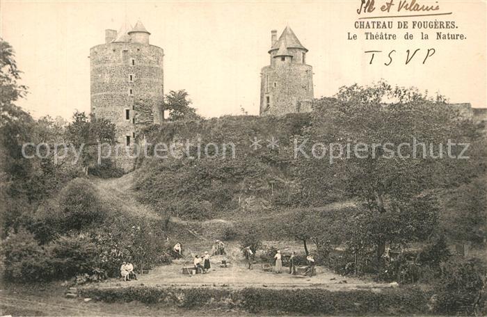 Fougeres Chateau de Fougeres Le Theatre de la Nature