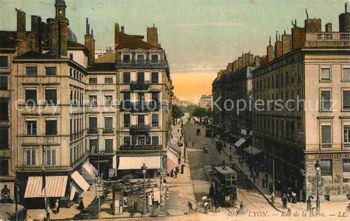 Lyon France Rue de la Barre