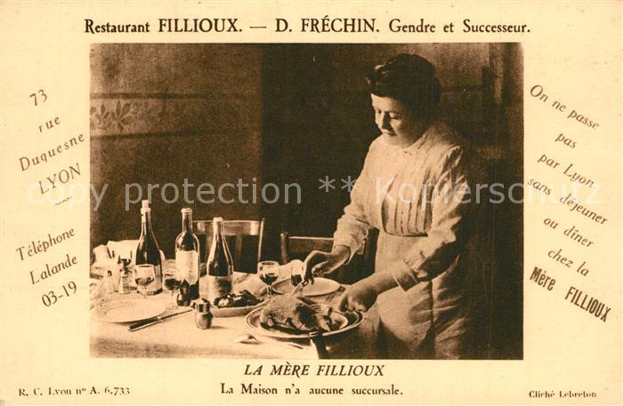 Lyon France Restaurant Fillioux La Maison na aucune succursale