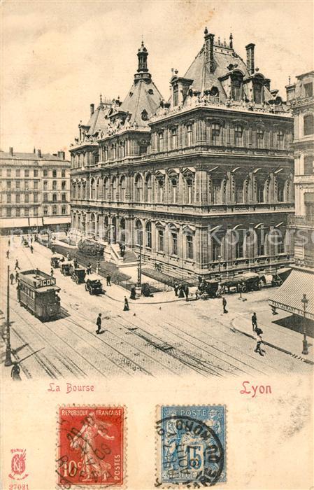 Lyon France La Bourse