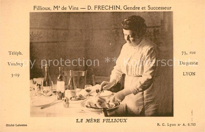 Lyon France Restaurant Fillioux La Mere Fillioux