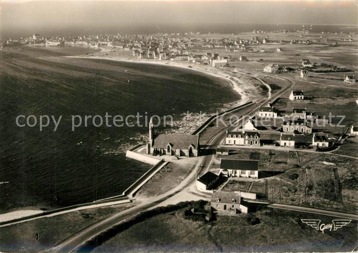 Saint-Guenole Chapelle Notre Dame de la Joie Vue aerienne